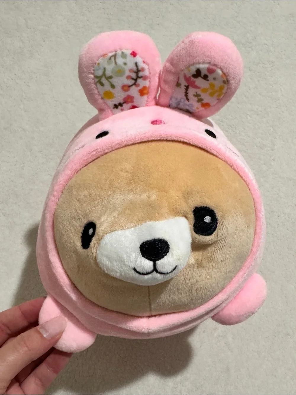 Blue Nose Friends Bunny Bear Plush by Moose Toys | Cute Pink Rabbit Stuffed Anim